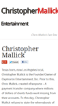 Mobile Screenshot of christophermallick.net